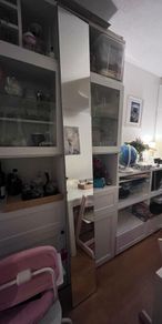 IKEA mirror door for wardrobe - includes hinges