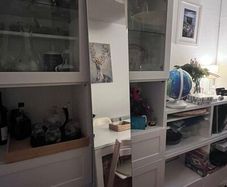 IKEA mirror door for wardrobe - includes hinges