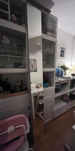 IKEA mirror door for wardrobe - includes hinges