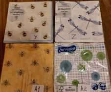 Decoupage napkins