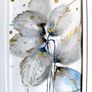 Fleur Blanche de Soie (White Silk Flower) /  Original Watercolor Floral Painting Image 4