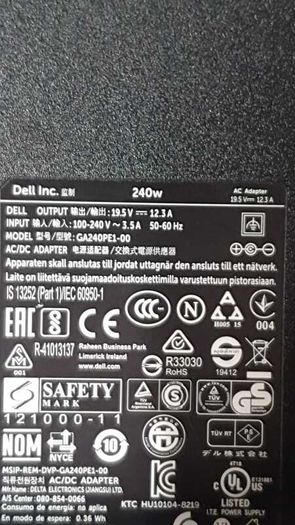 Dell 240w round pin