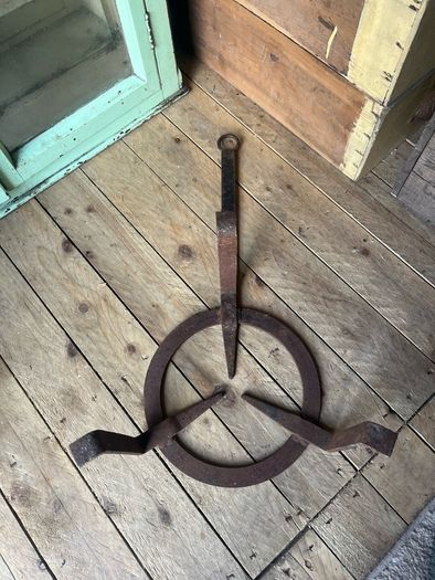 Antique Cast Iron Fire Trivet