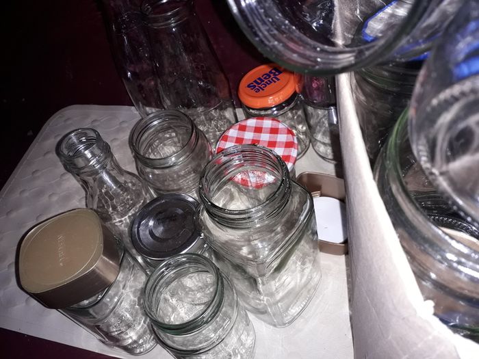 Glass Jars with Lids - Various Sizes