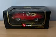 Jaguar E Cabriolet 1961 1/18 Burago Model Car
