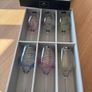 Newgrange swirl rainbow wine glasses set of 6 Image 2