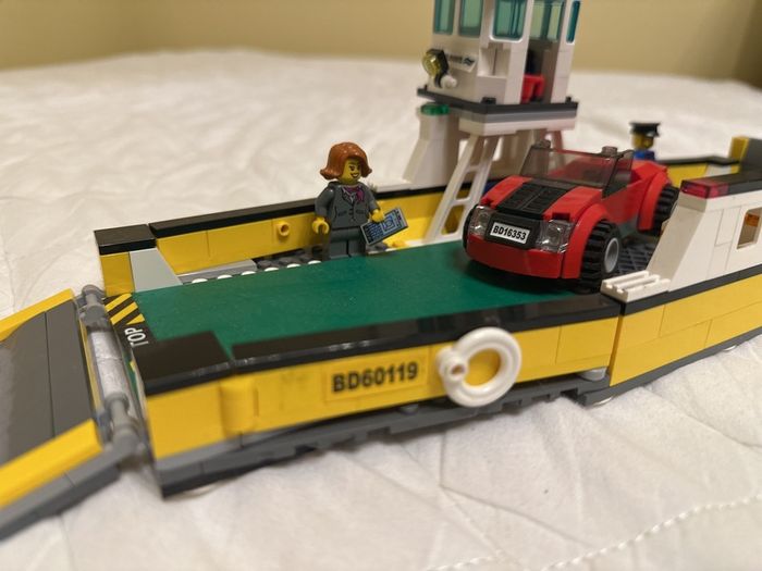 Lego city car ferry set 60119
