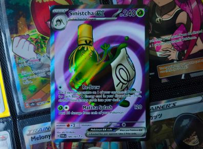 Sinistcha EX ! Ultra Rare ! from Twilight Masquerade Set ! 2024 ! Pokemon Card !
