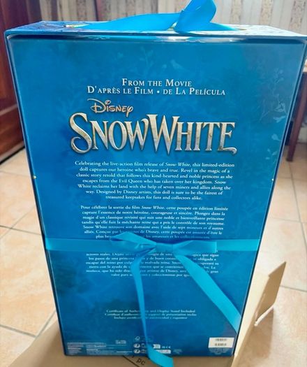 limited edition disney doll snow White