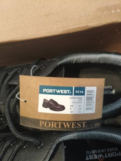 Portwest FC14 Safety Shoes Size EU 43