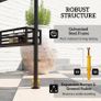 BBQ Gazebo Canopy Shelter With 2 Side Shelves, Storage Baskets Image 5