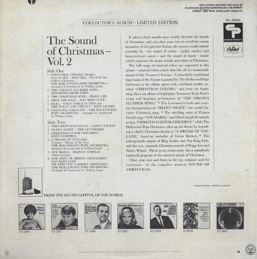 The Sound of Christmas Volume 2 - Various - LP