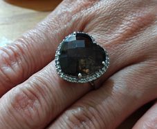 Sterling Silver Ring - Size U - Stamped for Silver (S09)