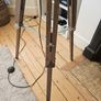 Tripod wood and stainless steel Floor lamp Image 4