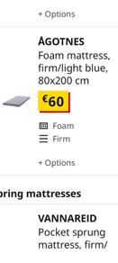 IKEA stackable beds with 2 mattresses