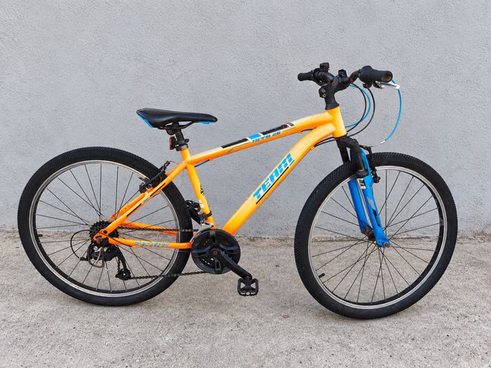 TRAX Mountain Bike Orange/Blue Quick Sale
