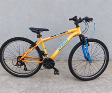 TRAX Mountain Bike Orange/Blue Quick Sale