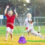 Water Spray Sprinkler for Kids Boys Girls, Garden Spinning Sprinkler Toys, 2 Hose Adapters for Water Fun, 360 Degree Water Spray, Summer Toys (FREE SHIPPING) Image 5