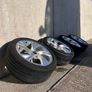 Genuine Audi A4/S4 18" Alloy Wheels - Like New, Pirelli Image 2