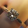 Swarovski Zirconia Petite Solitaire Silver Ring Image 5