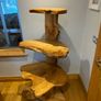 wooden table and lamp set Image 8