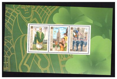 2003 Ireland St. Patrick's Day Commemorative Stamp Booklet Pane Mint Never Hinged (MNH). Hibernian HP139.