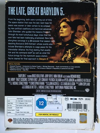 Babylon 5 (Complete Series 1-5 1994-1998)