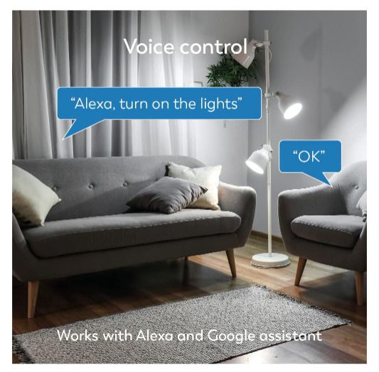 Garza Smarthome 2-pack integrated Wi-Fi smart controller, programmable, remote control and controllable via voice and app