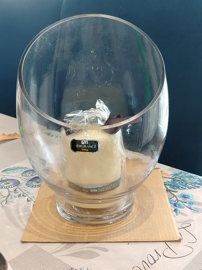 Newgrange Glass Candle Holder