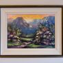 Set of 4 Framed Vietnamese-inspired Canvas Paintings Image 2