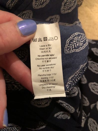 Patterned trousers