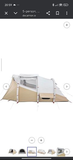 5 man air beam tent