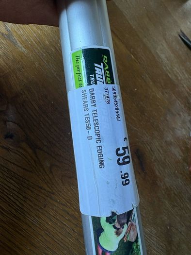 New telescopic edging shears
