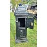 Cast Iron Pillar Post Box Black CH R 1702B B Image 3