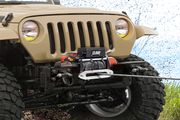 13500LBS 12V Electric Winch for 4X4 92FT Synthetic Car Trailer Ropes Towing Strap With Wireless Control ATV Truck Off Road