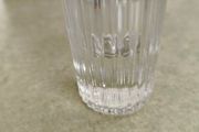 Large Eiffel Taper Candle Holder Clear not stamped.