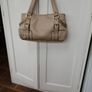 Kenneth Cole Cream Leather Leather Bag Image 4