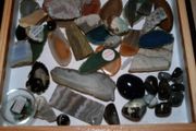 rocks, fossils, minerals