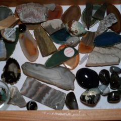 rocks, fossils, minerals