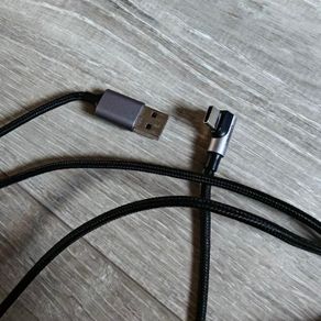 3m USB A to USB C angle cable