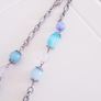 Necklace - Silver with Beads Image 4