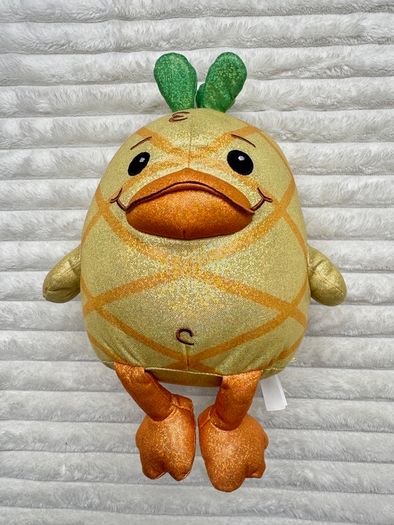 Moriah Elizabeth Sparkle Georgie Pineapple Duck Plush Soft approx. 10" Used Please see photos