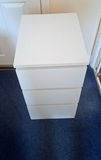 Ikea Malm chest of 3 drawers