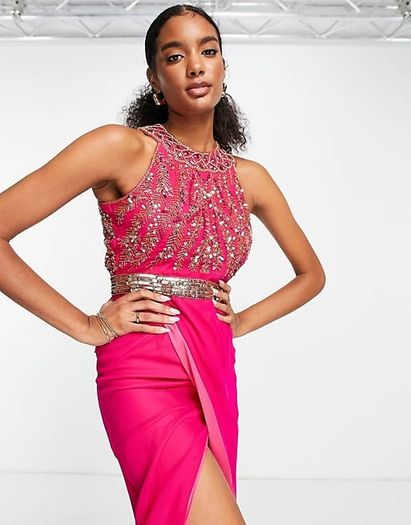 Virgos Lounge Genevieve Embellished Dress