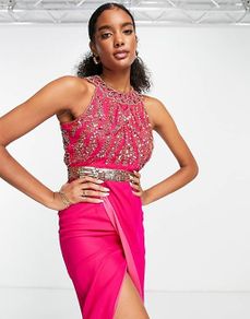 Virgos Lounge Genevieve Embellished Dress