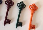 Ornate Vintage Style Keys Plastic.
