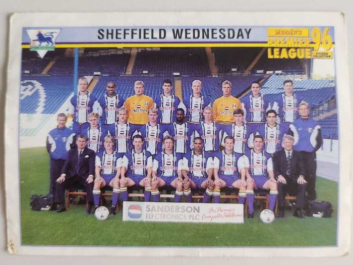 '96 Premier League - Merlin stickers