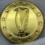 Ireland 1995 pattern proof ecu coin colorised cat Image 3