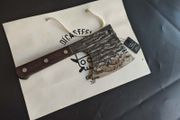 Forged Axe Knife with Octopus Engraving  By Di'Casteel
