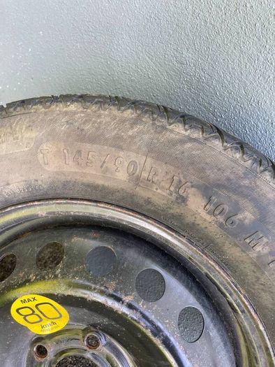 Spare wheel for Nissan Qashqai 2007-2017